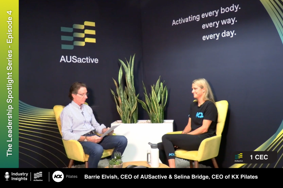 Image of AUSactive CEO and Selina Bridge CEO of KX Pilates