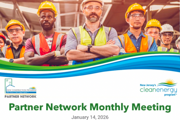 New Construction Program Partner Network Monthly Meeting January 14, 2026