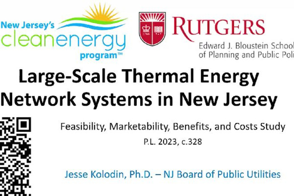 Jesse Kolodin, NJBPU: Large-Scale Thermal Energy Network Systems in New Jersey