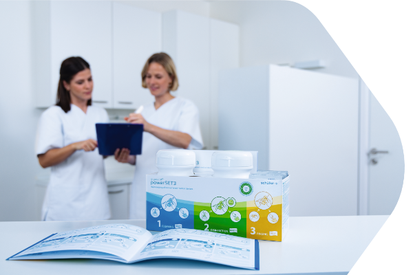 Schulung: Unterweisung zur Produktanwendung des gigasept powerSET3 - Instrumentendesinfektion im Gesundheitswesen